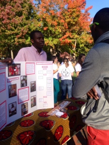 The Elon African Society has continued their campaign from last semester to educate students about African issues (Photo: Morgan Abate)